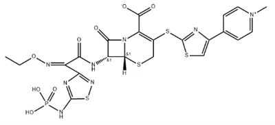 CAS:229016-73-3 PyridiniumM, 4 - [2 - [(6R,7R) - 2 - Carboxy - 7 - [(2Z) - (ethoxyimino)[5 - (phosphonoamino) - 1,2,4 - Thiadiazol - 3 - Yl]acetyl]amino] - 8 - Oxo - 5 - Thia - 1 - Azabicyclo[4.2.0]oct - 2 - En - 3 - Yl]thio] - 1 - Methyl - Pyridinium Inner Salt
