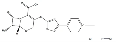 CAS：400827-64-7 7β - Amino - 3 - [4 - (pyridin - 2 - Thiazole Sulfone Radical)] - 3 - Cephem - 4 - Carboxylic Acid·2HCl